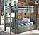 Cambridge Bunk Bed - Eco-Friendly Solid Wood  - Gray Finish by Innovations
