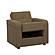 Harmony Brown Convertible Chair by Casamode