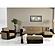 Harmony Brown Chenille/PU Convertible Armchair by Casamode
