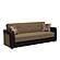 Harmony Sofa Brown PU by Casamode