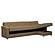 Harmony Brown Sectional Sofa Sleeper by Casamode