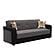 Harmony Sofa Gray PU by Casamode