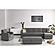 Harmony Gray Sectional Sofa Sleeper by Casamode