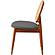 Holbeck Wicker Dining Chair with Leather Seat Set of 4, Grey by LeisureMod