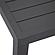 Hamilton Modern Outdoor Patio Aluminum Coffee Table, Black by LeisureMod