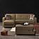 Harmony Loveseat Sectional Brown by Casamode
