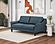 Harmony Sofa Bed Sleeper Maude Slate Fabric by Slofa