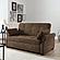 Serta&reg; Harper Queen Convertible Sofa in Brown by Lifestyle