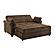 Serta&reg; Harper Queen Convertible Sofa in Brown by Lifestyle