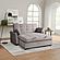 Serta&reg; Harper Queen Convertible Sofa in Steel by Lifestyle