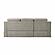Serta&reg; Harvard Convertible Sofa with Reversible Chaise in Flax by Lifestyle