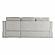 Serta&reg; Harvard Convertible Sofa with Reversible Chaise in Linen by Lifestyle