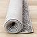 Hayden Grey Cream Distressed Brushstrokes Rug by Kalora