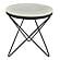 Haley Side Table Black Base by Moe's Home Collection