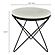 Haley Side Table Black Base by Moe's Home Collection