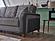 Austin Beatto Anthracite 3 Seat Sleeper Sofa by Bellona