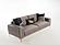 Carlino Loveseat Napoly Gray by Bellona