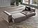 Carlino 3 Seat Sleeper Sofa Bed Napoly Gray by Bellona
