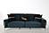 Carlino Loveseat Napoly Emerald Green by Bellona