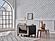 Dublin Boss Cream Armchair by Bellona
