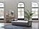 Elita S Koopsi Light Gray 3 Seat Sleeper Sofa by Bellona