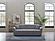Elita S Koopsi Light Gray 3 Seat Sleeper Sofa by Bellona
