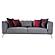 Gravita Sofa (Deren Anthracite) by Bellona