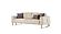 Mirante 3 Seat Sleeper Sofa Beatto Cream by Bellona