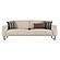 Mirante 3 Seat Sleeper Sofa Beatto Cream by Bellona