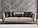 Plaza 3 Seat Sofa Lara Cream by Bellona