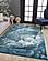 Illusions Teal Stone Area Rug by KAS Rugs