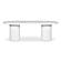 Eris Outdoor Dining Table White by Moe's Home Collection