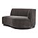 Yoon 2 Seat Sofa Right Anthracite by Moe's Home Collection