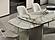 RH 888 Matte Ceramic Top Extension Dining Table by J&M Furniture