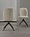 RH 3116 Swivel Dining Chair in Beige by J&M Furniture