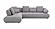 Savannah Gray Fabric Sectional by J&M Furniture