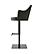 K C418A-58 Charcoal Barstool by J&M Furniture