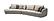 HF5510 Modern Fabric Sofa in Grey by J&M Furniture