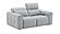 Prescott Leather Loveseat in Light Grey by J&M Furniture