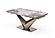 Pandora Marble Table Top Extension Dining Table by J&M Furniture