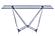 Harmony Console Table in Glass & Chrome by J&M Furniture