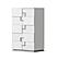Infinity Premium Bedroom Set in White glossy by J&M Furniture