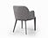 Baxter Fabric Arm Chair in Grey (Set of 2) by J&M Furniture