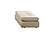397 Italian Leather Ottoman in Beige Color by J&M Furniture