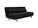 Premium Sofa Bed LK06-2 in Black Fabric by J&M Furniture