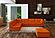 Lego 7 Pc Sofa Set in Pumpkin by J&M Furniture