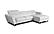Sparta Italian Leather Mini Sectional in White by J&M Furniture