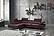 A761 Italian Leather Sectional Maroon by J&M Furniture