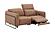 President Leather Loveseat in Cognag by J&M Furniture