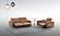 President Leather Sofa in Cognag by J&M Furniture